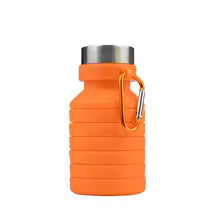 Botella Plegable de Silicona Antifugas | Compacta para Viajes y Deporte