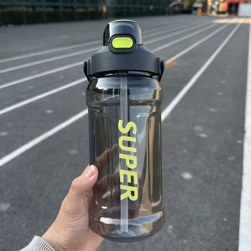 Botella Deportiva con Pajita Antifugas | Gran Capacidad