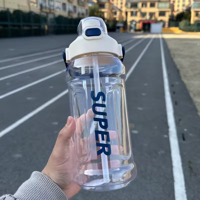 Botella Deportiva con Pajita Antifugas | Gran Capacidad