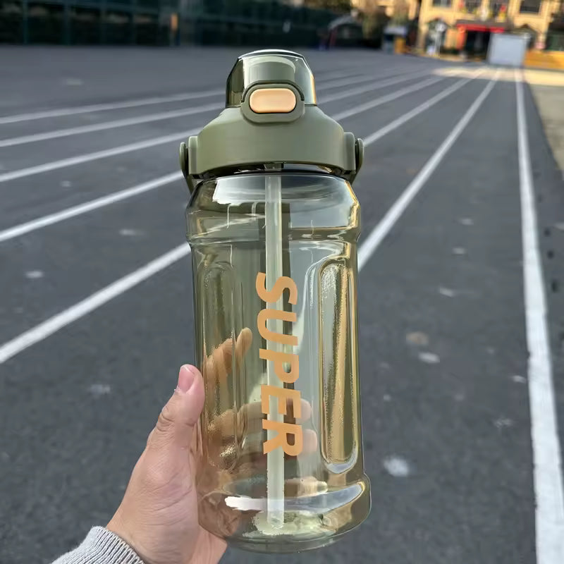 Botella Deportiva con Pajita Antifugas | Gran Capacidad